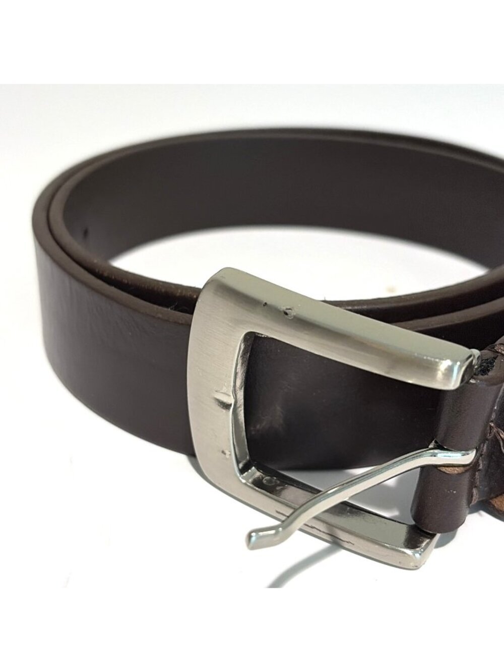 Kenneth Cole New York Men’s Brown Genuine Leather Belt Size 34 Argentina Classic